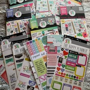 Happy Planner Sticker Books (lot of 13 books)